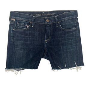 Citizens of Humanity Women’s Ava Low Rise Handmade Cut Off Jean Shorts Size 27
